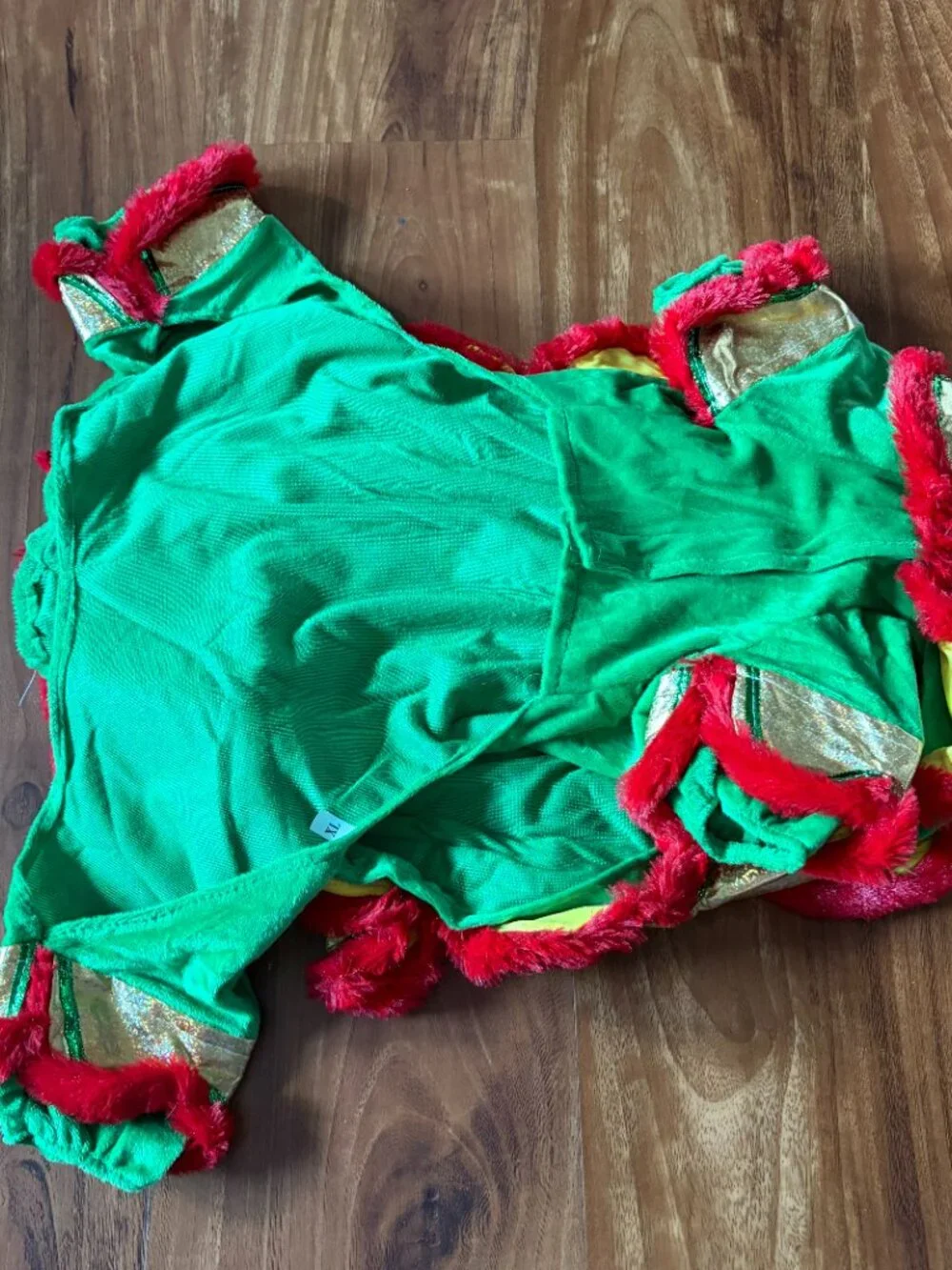 Chinese Lion Dance pet costume, Lunar New Year / Halloween dog clothes, size XL